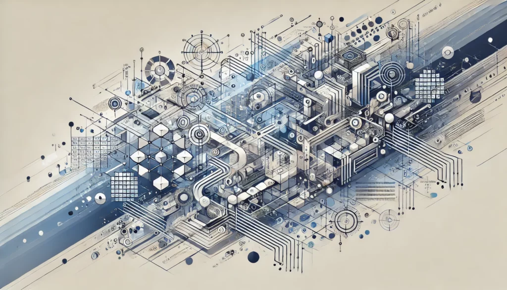 A visually engaging image representing software design patterns
